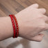 Achat Stein Lederarmband Herren Uniqal Sale